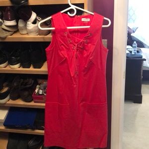 Calvin Klein size 6 coral dress